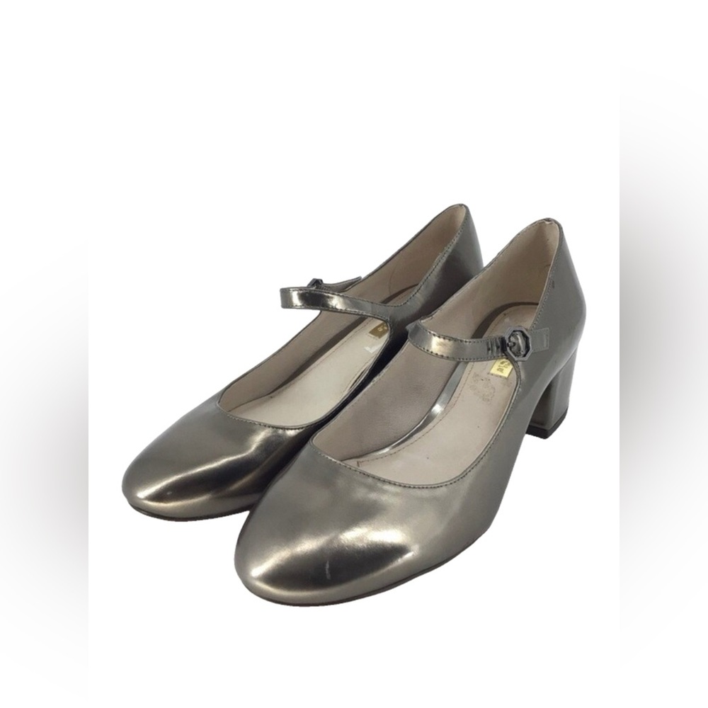 Louise et Cie Mary Jane 2” Heels Gold with Classic Design Size 5.5 - Picture 11 of 11